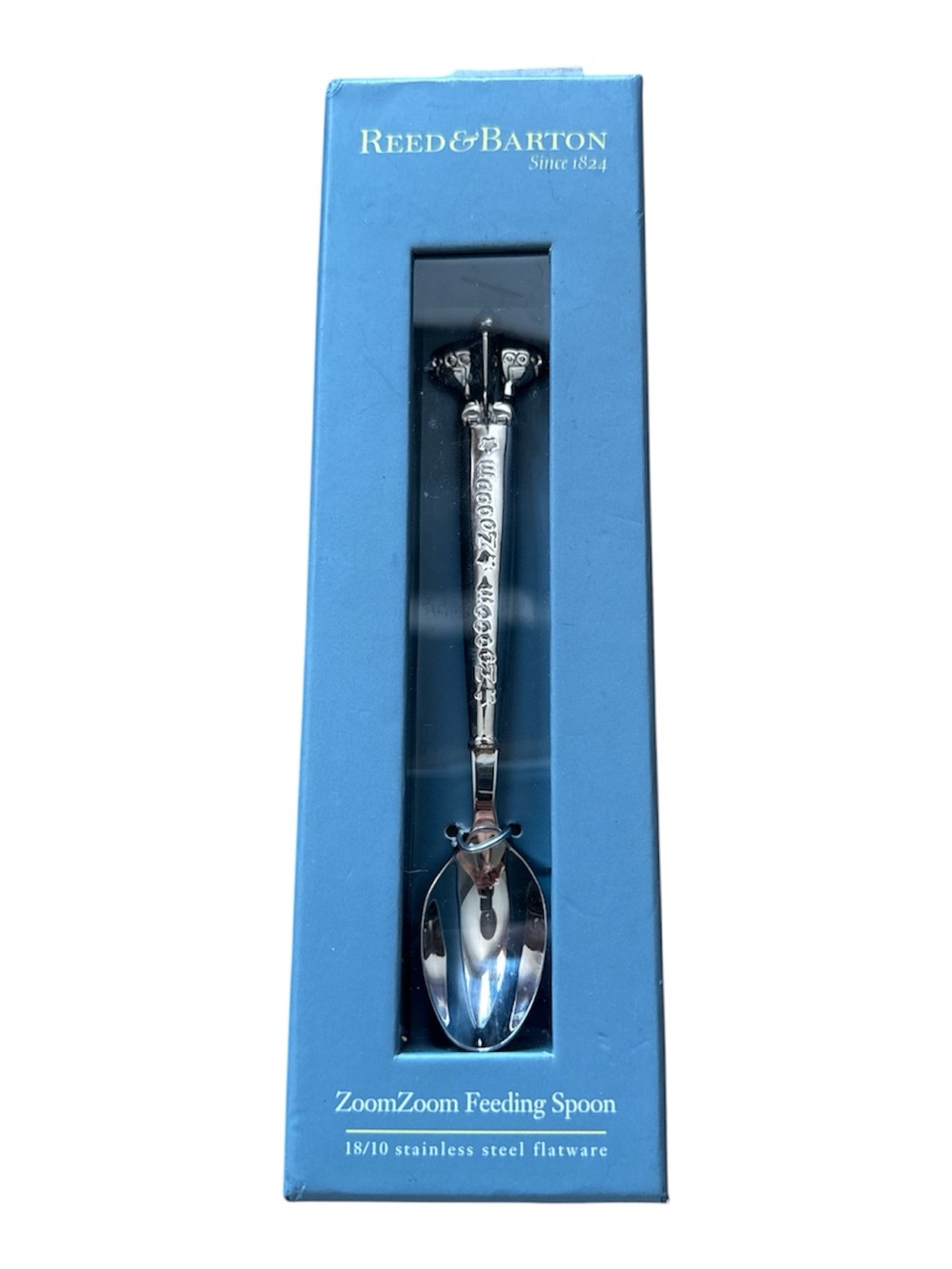 Reed & Barton Zoom Zoom Collection-Airplane Infant Feeding Spoon, Flatware-NWT